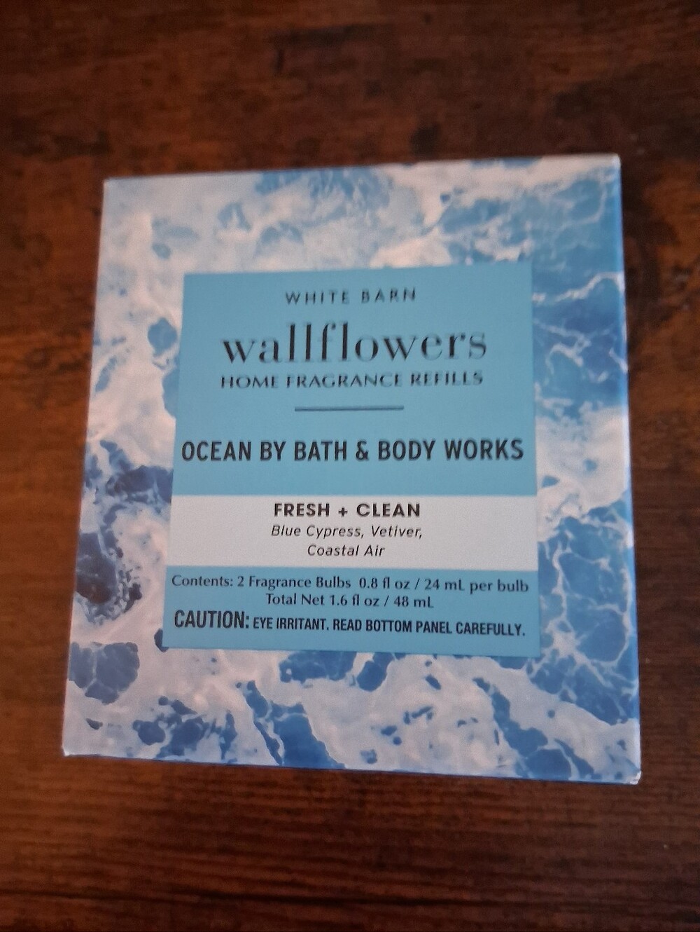 Bath & Body Works 2 NEW Wallflower Refills pack of 2 Ocean NIB